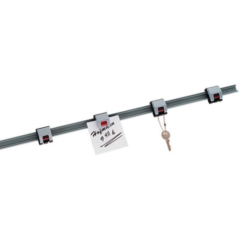MAUL Rail pour clips à rouleau, longueur: 1.000mm, gris