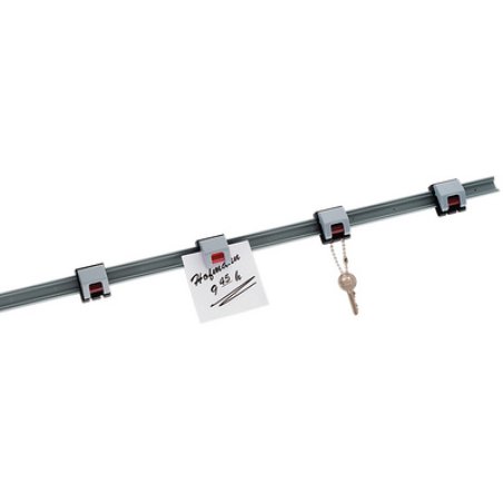 MAUL Rail pour clips à rouleau, longueur: 1.000mm, gris