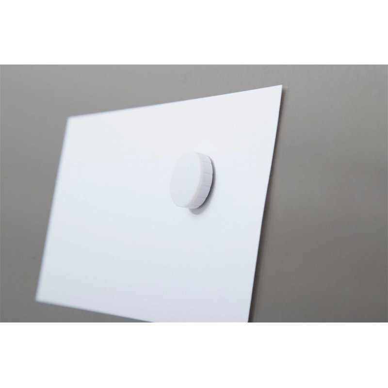 MAUL Aimant solide, pouvoir adhésif: 0,6 kg, blanc