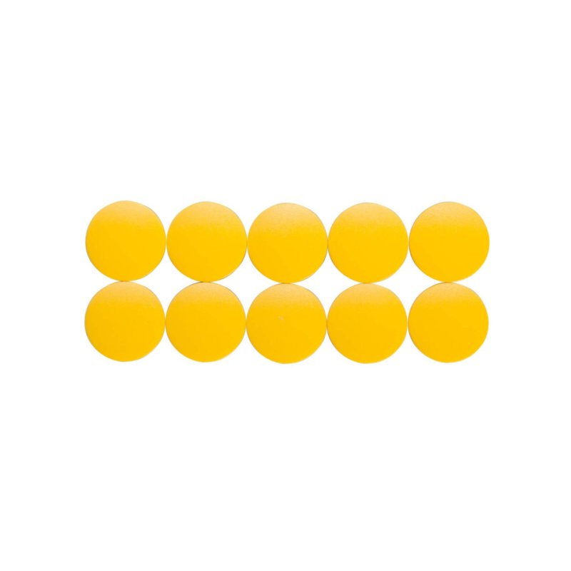 MAUL Aimant solide, capacité de charge: 0,6 kg, jaune