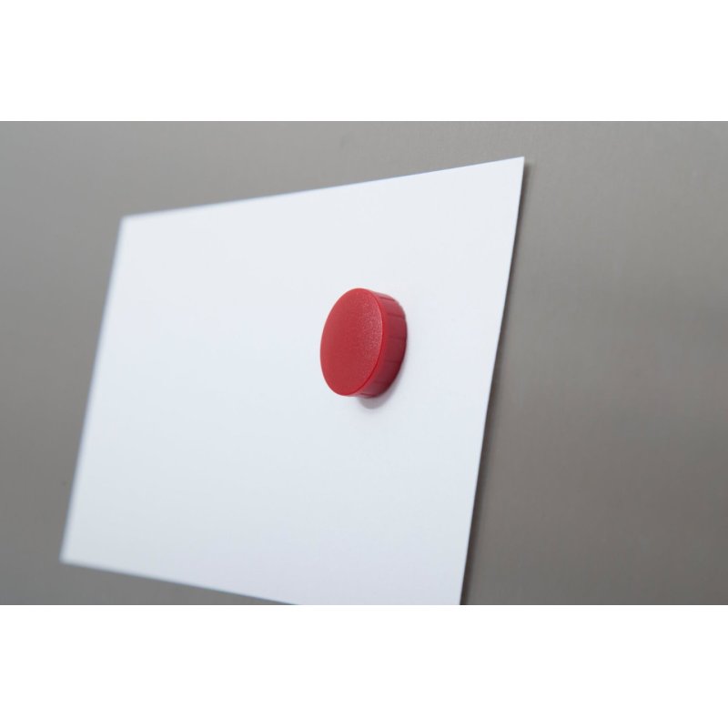 MAUL Aimant solide, capacité de charge: 0,6 kg, rouge