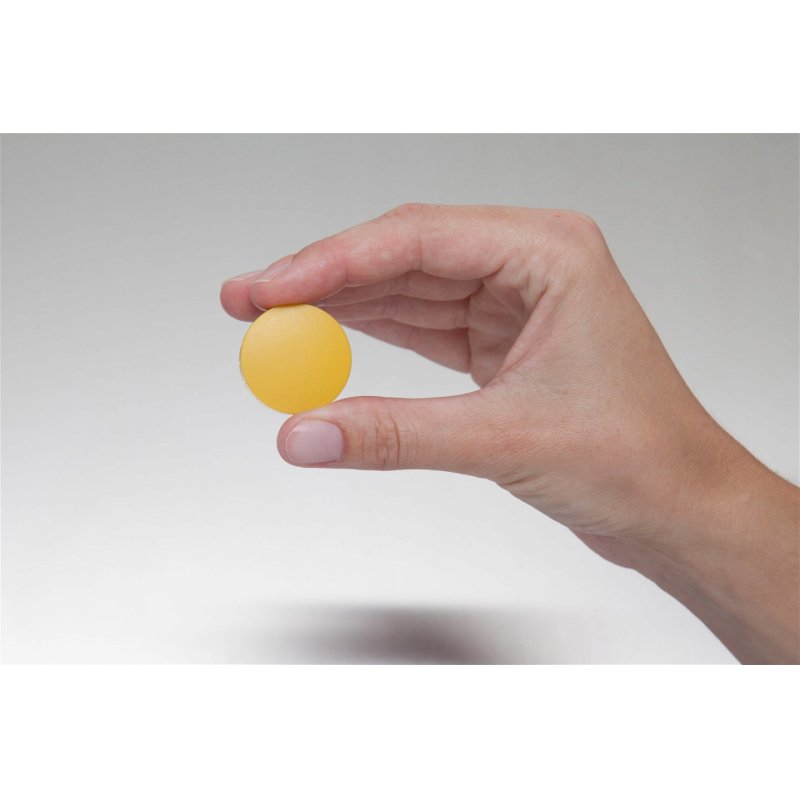 MAUL Solid fridge magnet Plastic Yellow 10 pc(s)