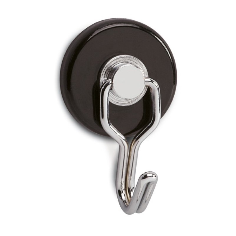 MAUL 6155790 home storage hook Indoor Universal hook Black, Stainless steel 2 pc(s)