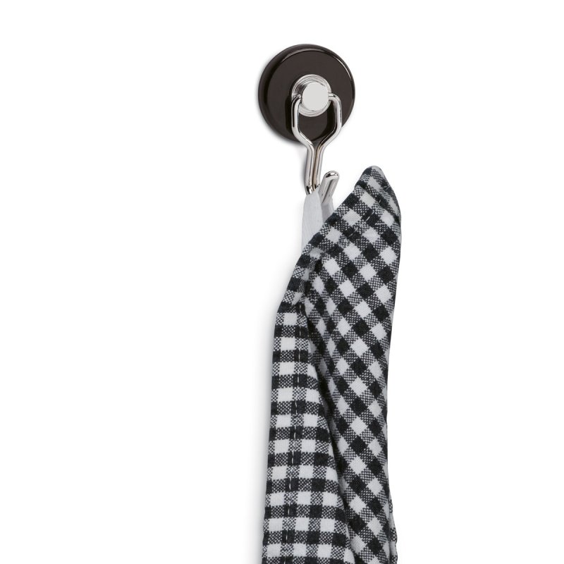 MAUL 6155790 home storage hook Indoor Universal hook Black, Stainless steel 2 pc(s)