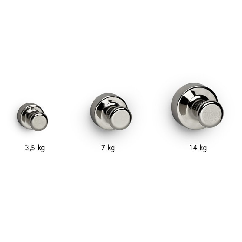 MAUL 6168696 fridge magnet Silver 5 pc(s)