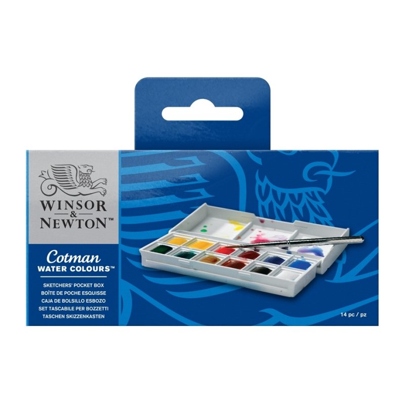 Winsor & Newton COTMAN WATER COLOURS SKETCHERS' POCKET BOX