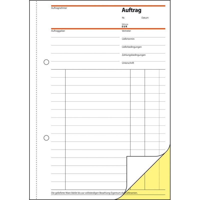Sigel SD001 business form