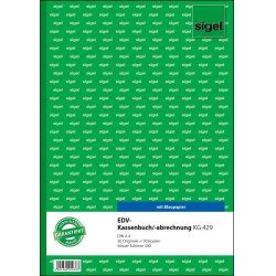 Sigel KG429 bloc-notes A4 50 feuilles Vert, Blanc