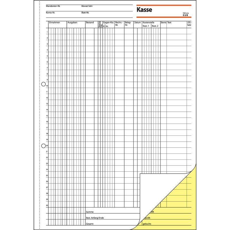 Sigel KG429 writing notebook A4 50 sheets Green, White