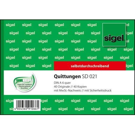 Sigel SD021 business form