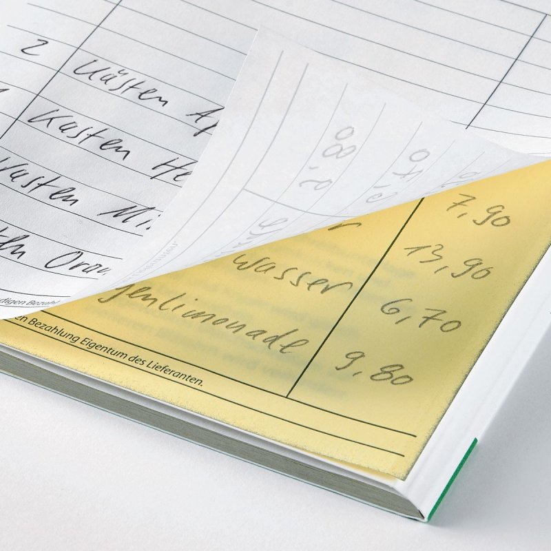 sigel Formularbuch "Rechnung", A6, 2 x 40 Blatt, SD
