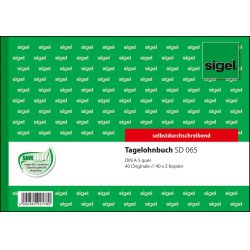 sigel Formularbuch "Tagelohnbuch", A5 quer, 3 x 40 Blatt, SD