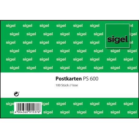 Sigel PS600 intercalaire Vert, Blanc 100 pièce(s)