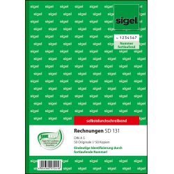 sigel Formularbuch "Rechnung", fortlaufende Nummerierung