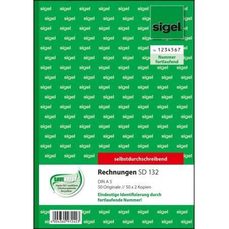 Sigel SD132 formulaire commercial