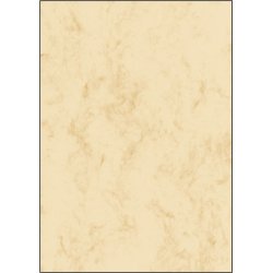 sigel papier marbré, A4, 200 g, carton prestige, beige