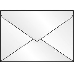 sigel Enveloppe, C6, tranparent, gommé, 100 g/m2