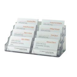 Sigel VA138 rangement de cartes de visites Plastique Transparent