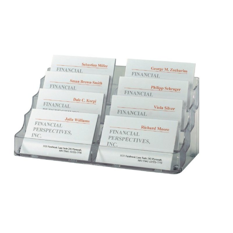 Sigel VA138 business card holder Plastic Transparent