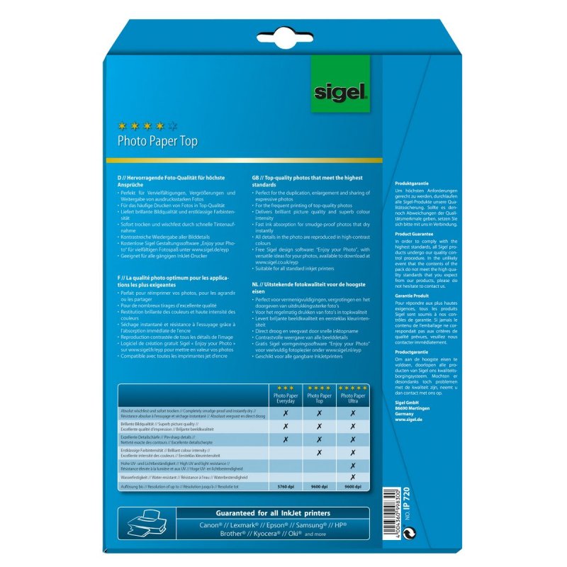 Sigel InkJet Top A4 Gloss