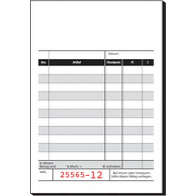 sigel Kassenblock-Mappe, 120 x 180 mm, Farbe: schwarz