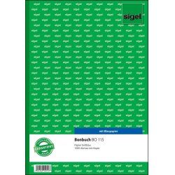 Sigel BO115 bloc-notes A4 50 feuilles Vert