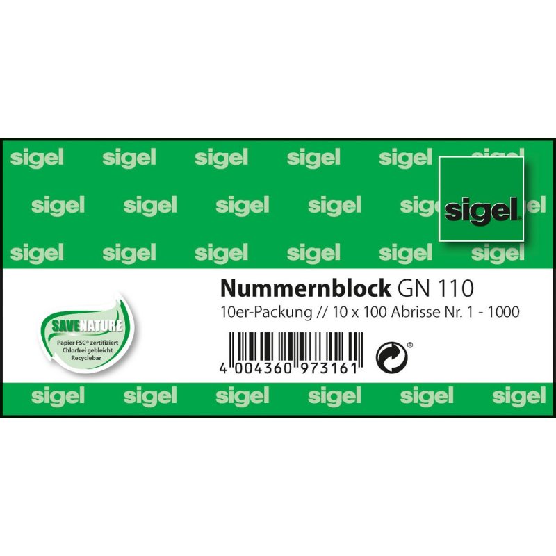 Sigel GN110 business form