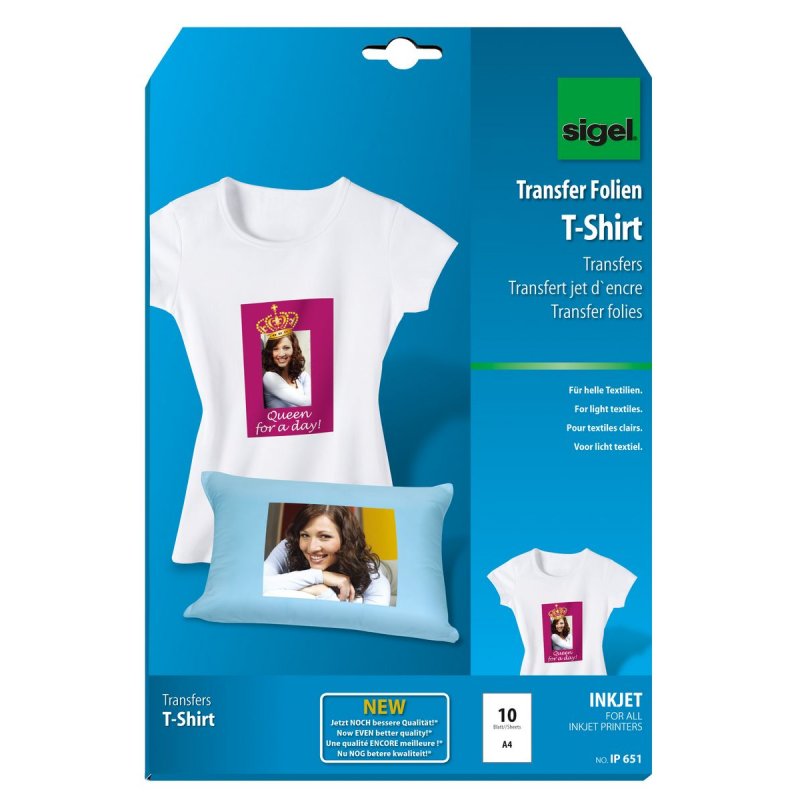 Sigel IP651 Sérigraphie textile Jet d'encre