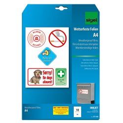 Sigel IF140 printer label White Self-adhesive printer label