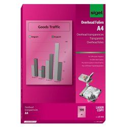 Sigel LF419 printing film Laser A4 (210×297 mm) Transparent 100 sheets