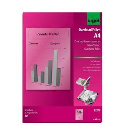 Sigel KF545 printing film A4 (210×297 mm) Transparent 100 sheets