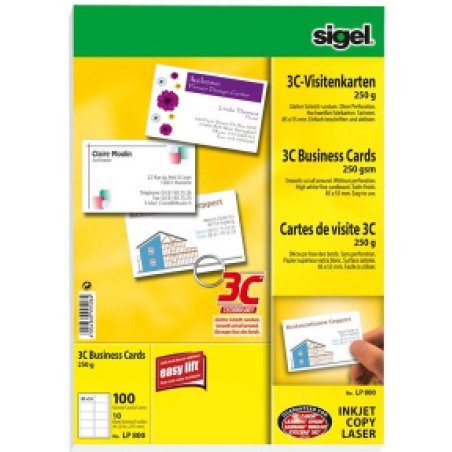 Sigel LP800 business card 100 pc(s)