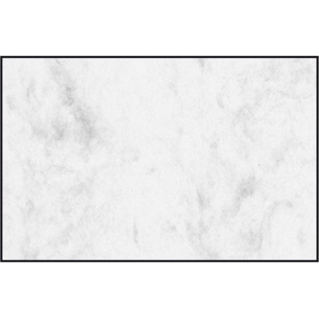 sigel Cartes de visite 3C, 85 x 55 mm, 225 g/m2, gris marbré