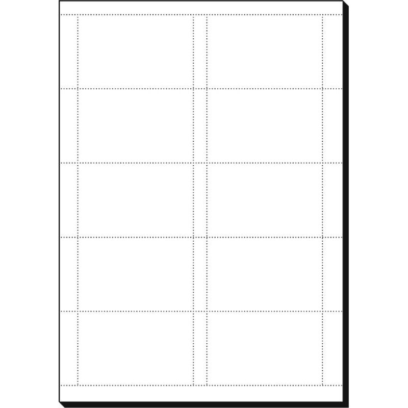 Sigel DP839 business card Laser/Inkjet White