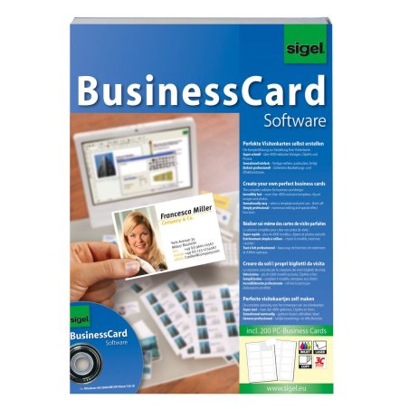 Sigel BusinessCard Labeling creation