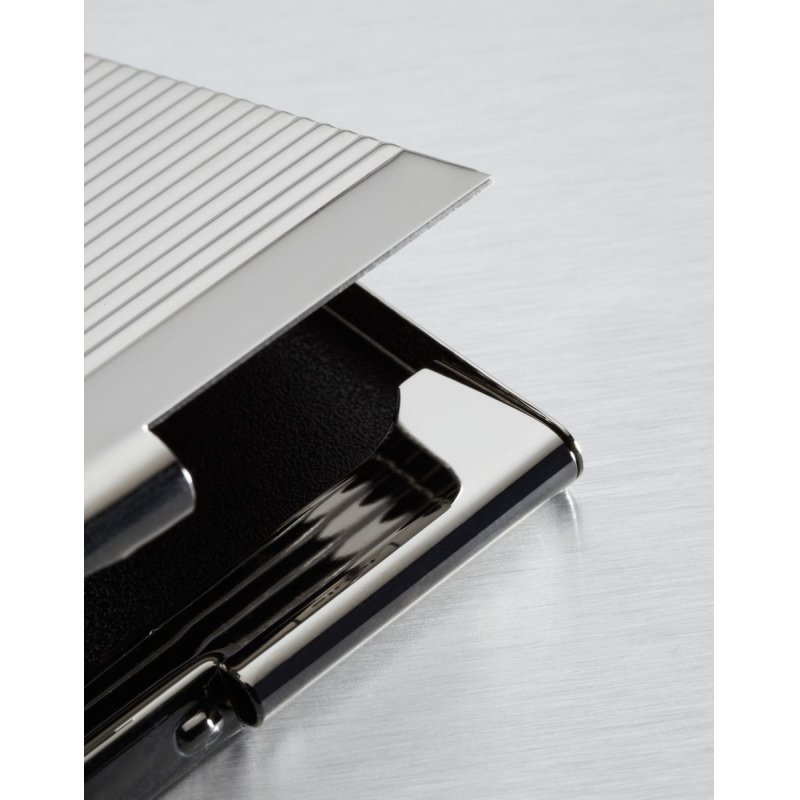 Sigel VZ130 rangement de cartes de visites Chrome Noir, Chrome