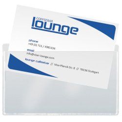 Sigel VZ115 card pocket Transparent