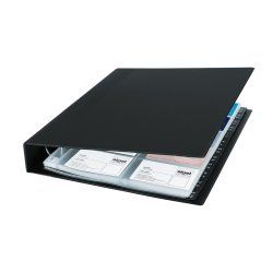 Sigel VZ301 business card holder Plastic Black