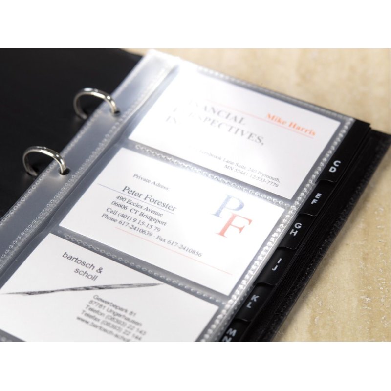 Sigel VZ350 business card file 80 pockets
