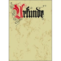 sigel Design-Papier, DIN A4, Motiv "Urkunde Calligraphie"