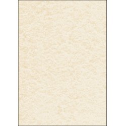 sigel Papier structuré, A4, 200 g/m2, Perga champagne