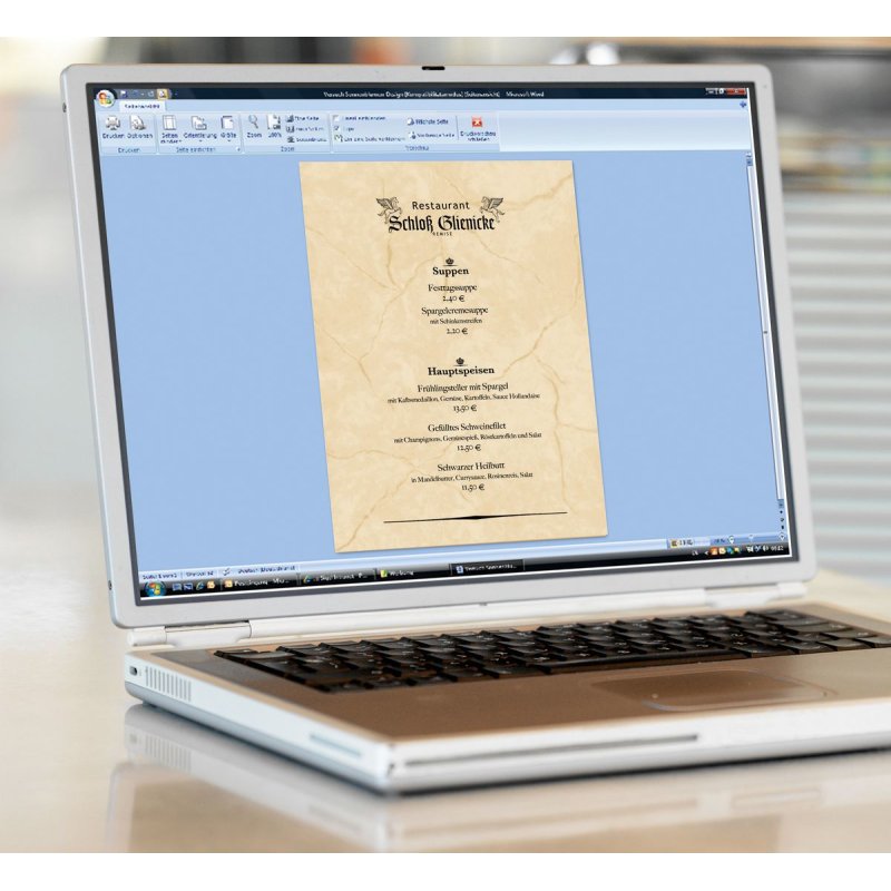 sigel Papier structuré, A4, 200 g/m2, papier fin, beige