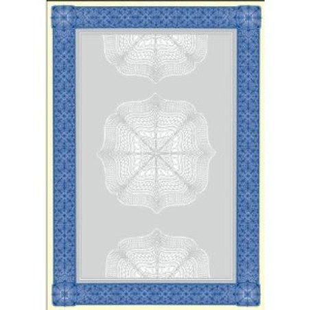 sigel Papier à motif, A4, 185 g, bleu