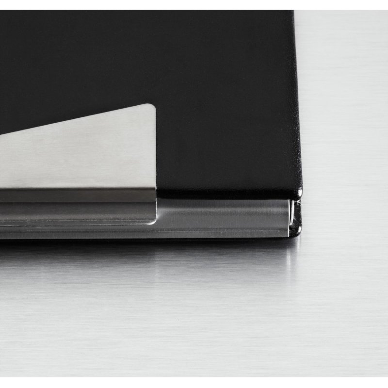 Sigel VZ131 business card holder Aluminium Black, Silver