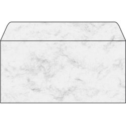 sigel enveloppe, long, 90 g/m2, gommé, gris marbré