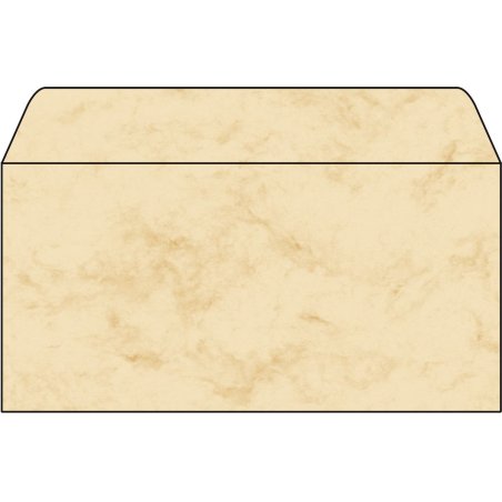 Sigel DP074 envelope DL (110 x 220 mm) Beige 50 pc(s)