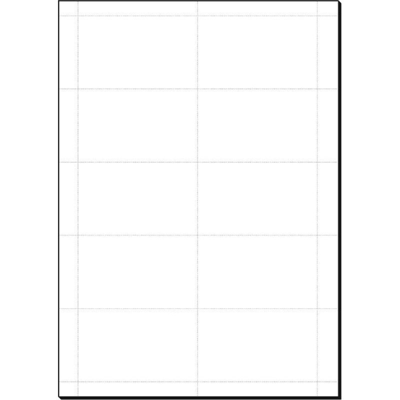 Sigel LP898 étiquette non-adhésive 100 pièce(s) Blanc Rectangle