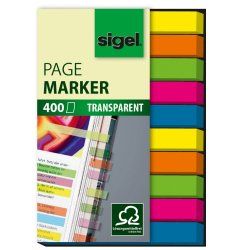Sigel HN617 bookmark Flexible bookmark Blue, Green, Orange, Pink, Yellow 400 pc(s)
