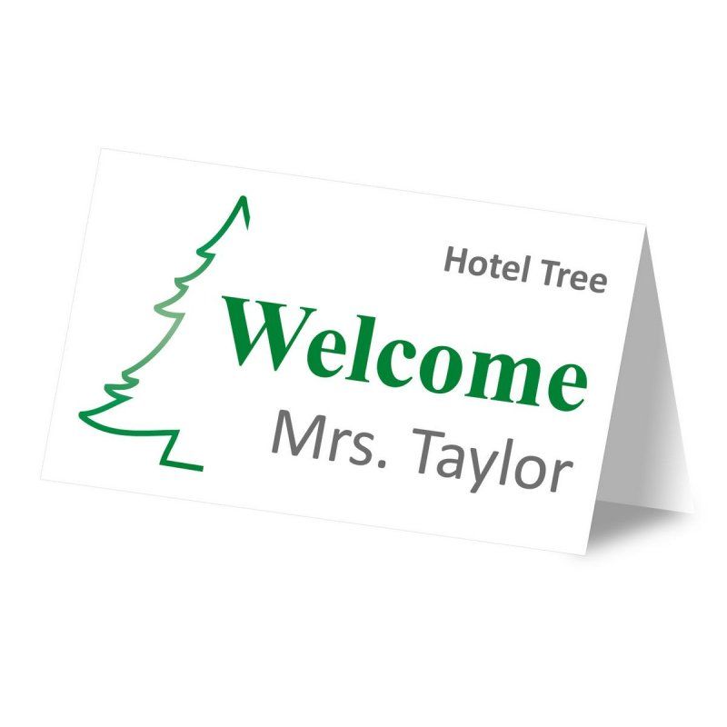 sigel Carte marque-place, blanc éclatant, 185 g/m2