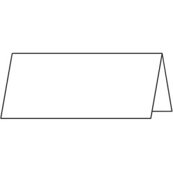 sigel Carte marque-place, blanc éclatant, 185 g/m2